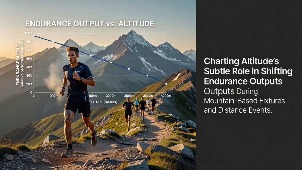 Runners ascending a steep mountain trail during a high-altitude endurance race with thin air visible in the landscape