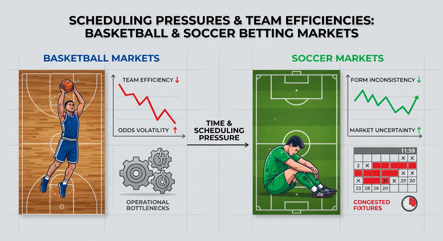 Basketball and soccer teams navigating congested fixtures and travel demands during peak seasons