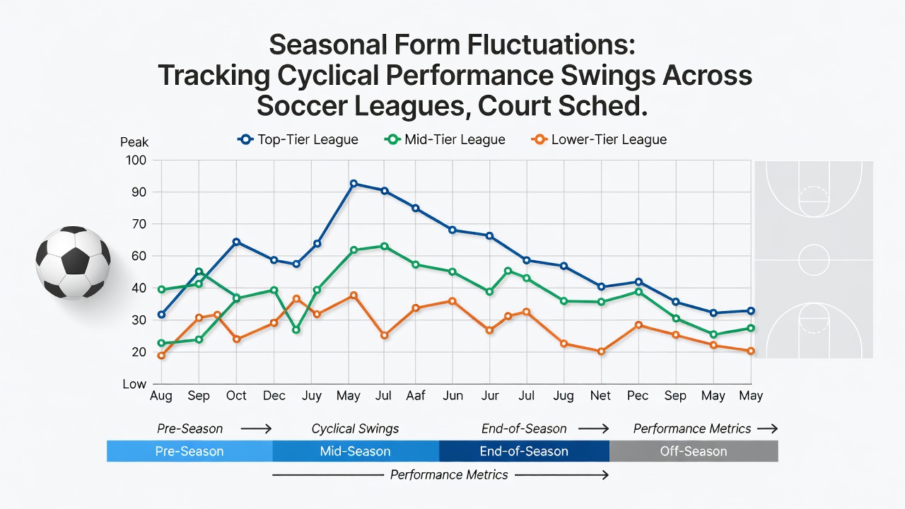 Detailed view of seasonal performance charts and athlete recovery data across multiple sports disciplines